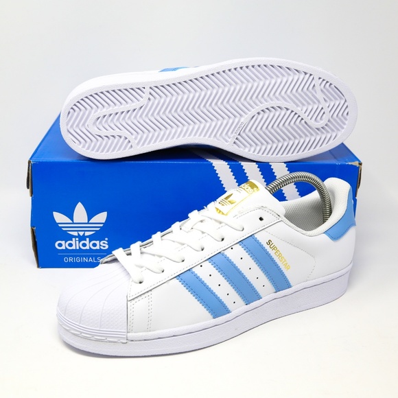 adidas superstar blue gold